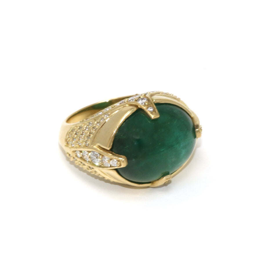 One of a Kind Emerald Cocktail Ring