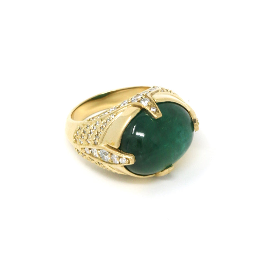 One of a Kind Emerald Cocktail Ring