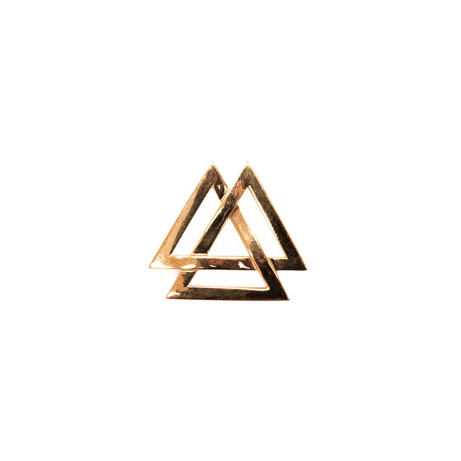 Star Rings With Triangle Design Black Star Triple Triangle Ring – Sarah-Jane Wilde